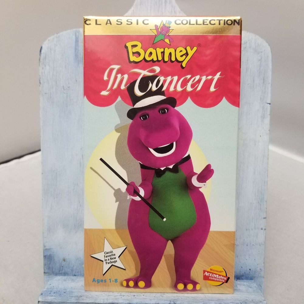 Barney in Concert VHS Classic Collection Home Videos NEW SEALED‎